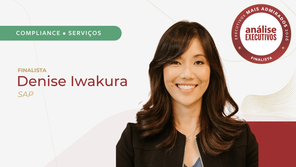 Denise Iwakura: finalista do prêmio Análise Executivos Mais Admirados 2026