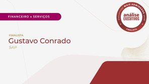 Gustavo Conrado: finalista do prêmio Análise Executivos Mais Admirados 2026