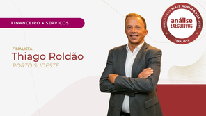 Thiago Roldão: finalista do prêmio Análise Executivos Mais Admirados 2026