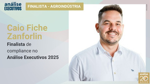 Caio Fiche Zanforlin: finalista de compliance no Análise Executivos 2025
