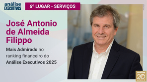 José Antonio de Almeida Filippo: Mais Admirado no ranking financeiro do Análise Executivos 2025