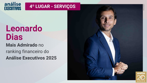 Leonardo Dias: Mais Admirado no ranking financeiro do Análise Executivos 2025