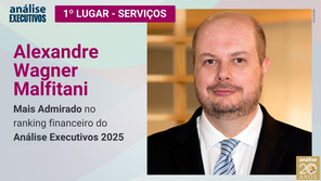 Alexandre Wagner Malfitani: Mais Admirado no ranking financeiro do Análise Executivos 2025