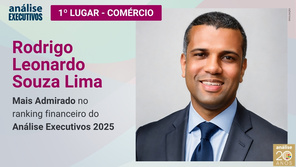 Rodrigo Leonardo Souza Lima: Mais Admirado no ranking financeiro do Análise Executivos 2025
