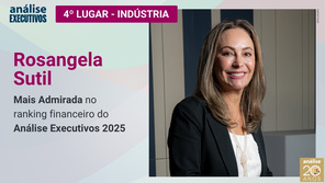 Rosangela Sutil: Mais Admirada no ranking financeiro do Análise Executivos 2025