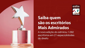 Saiba quem são os escritórios Mais Admirados do ANÁLISE ADVOCACIA 2026