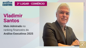 Vladimir Santos: Mais Admirado no ranking financeiro do Análise Executivos 2025